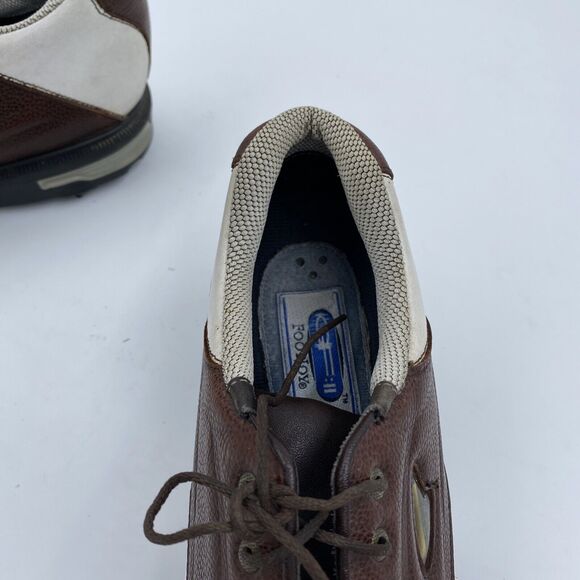 FootJoy DryJoys Tour Golf Saddle Leather Men’s Sz 9 W Opti Flex 2 Golf #59961 main image 7